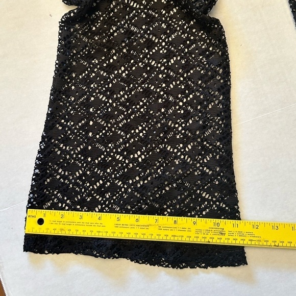 Bongo black swimwear cover up pants w/ thick elastic foldable waistband Sz-M. L2 - Picture 10 of 10